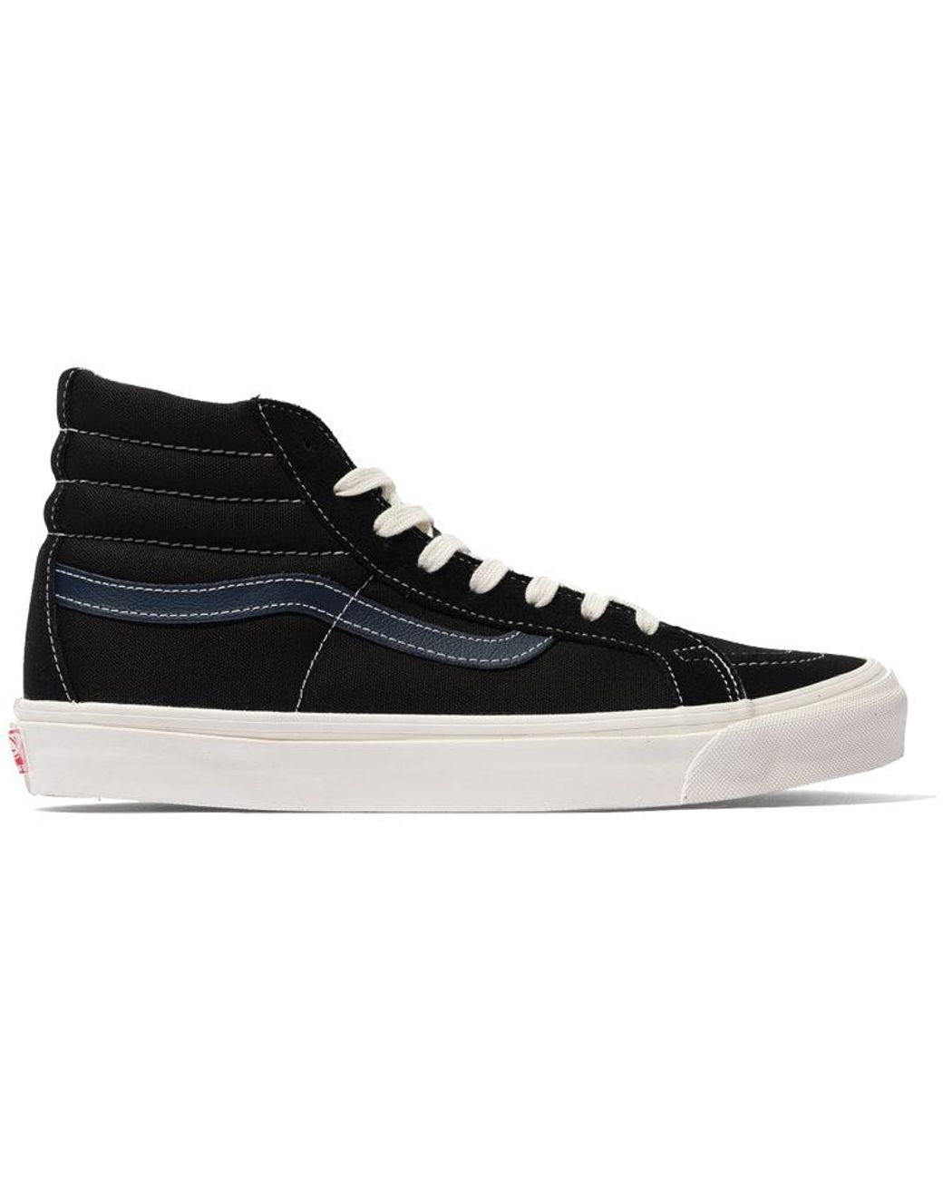 Vans Black Sk8-Hi Lx Suede Canvas Dress' for men
