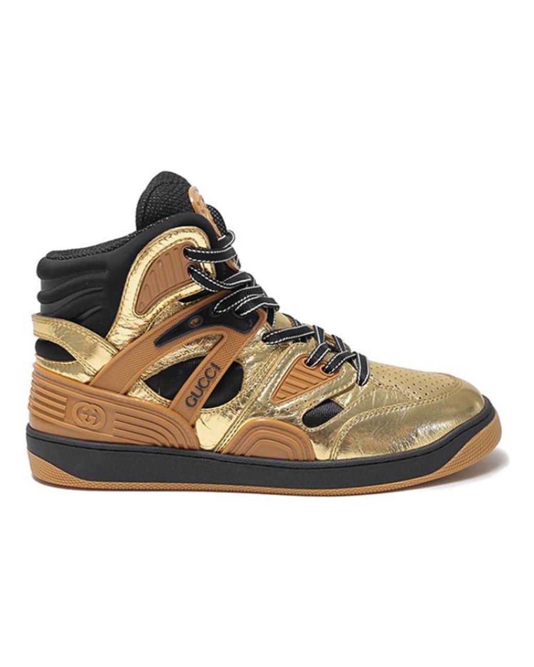 Gucci Brown Basket Sneakers for men