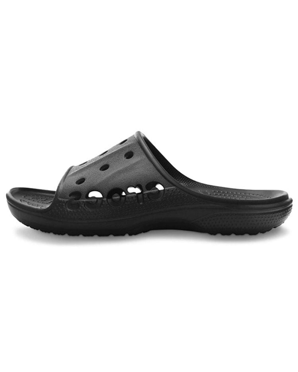 CROCSTM Black Baya Slippers for men