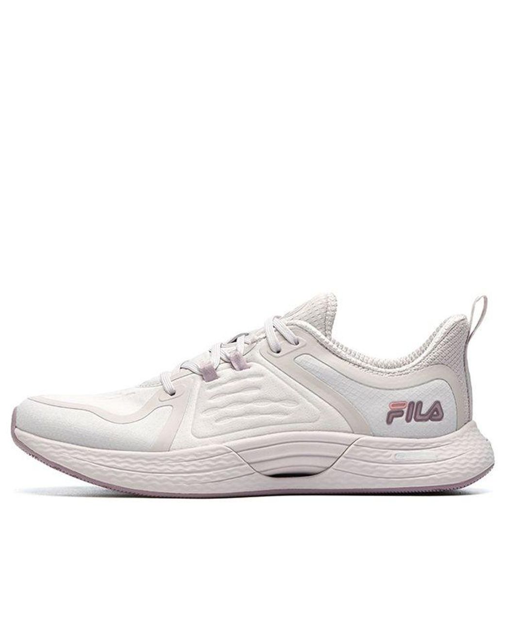 Fila Athletics Low-top Training Shoes Pink in White | Lyst