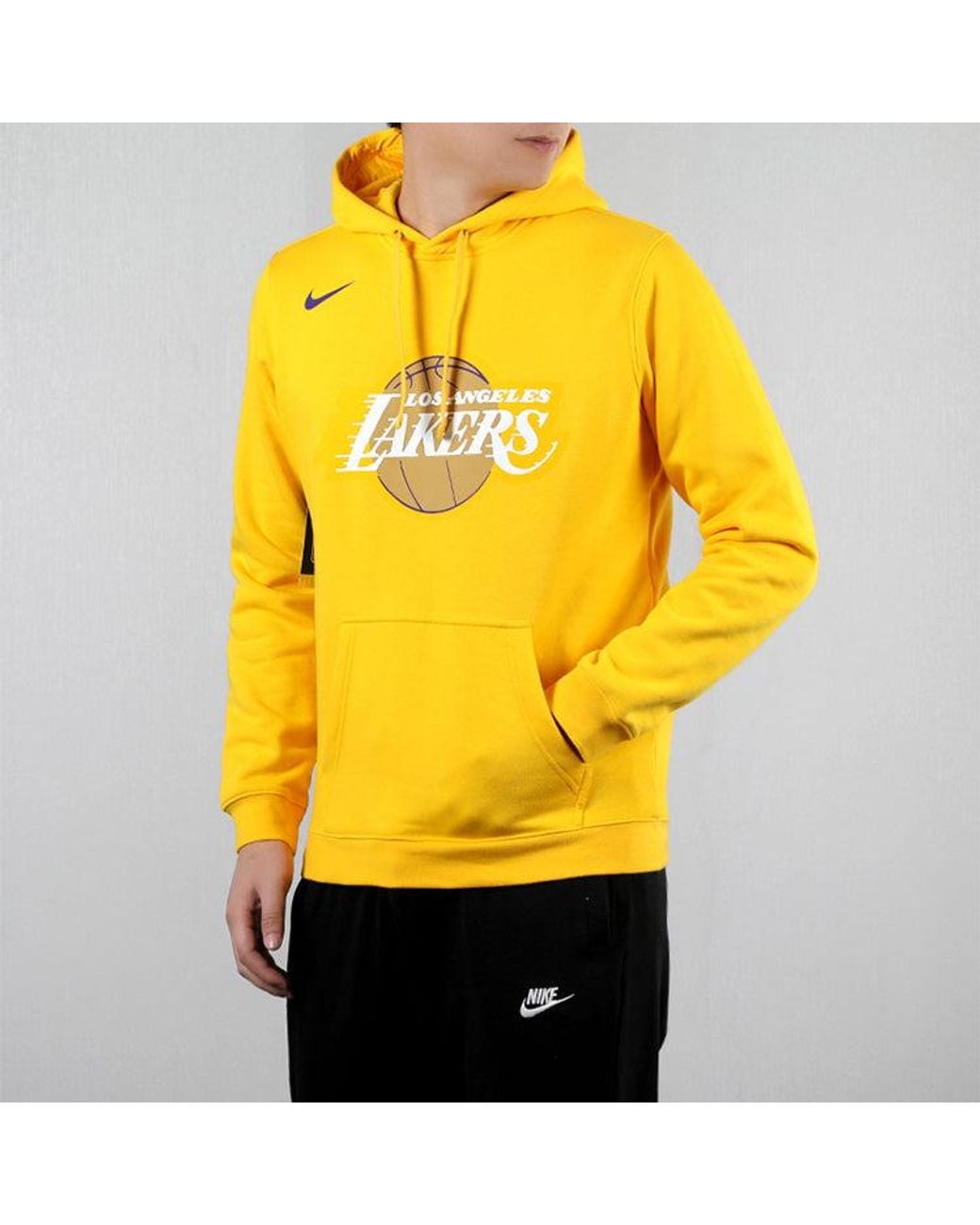 Nike Yellow Nba City Edition Logo Los Angeles Lakers Amarillo for men