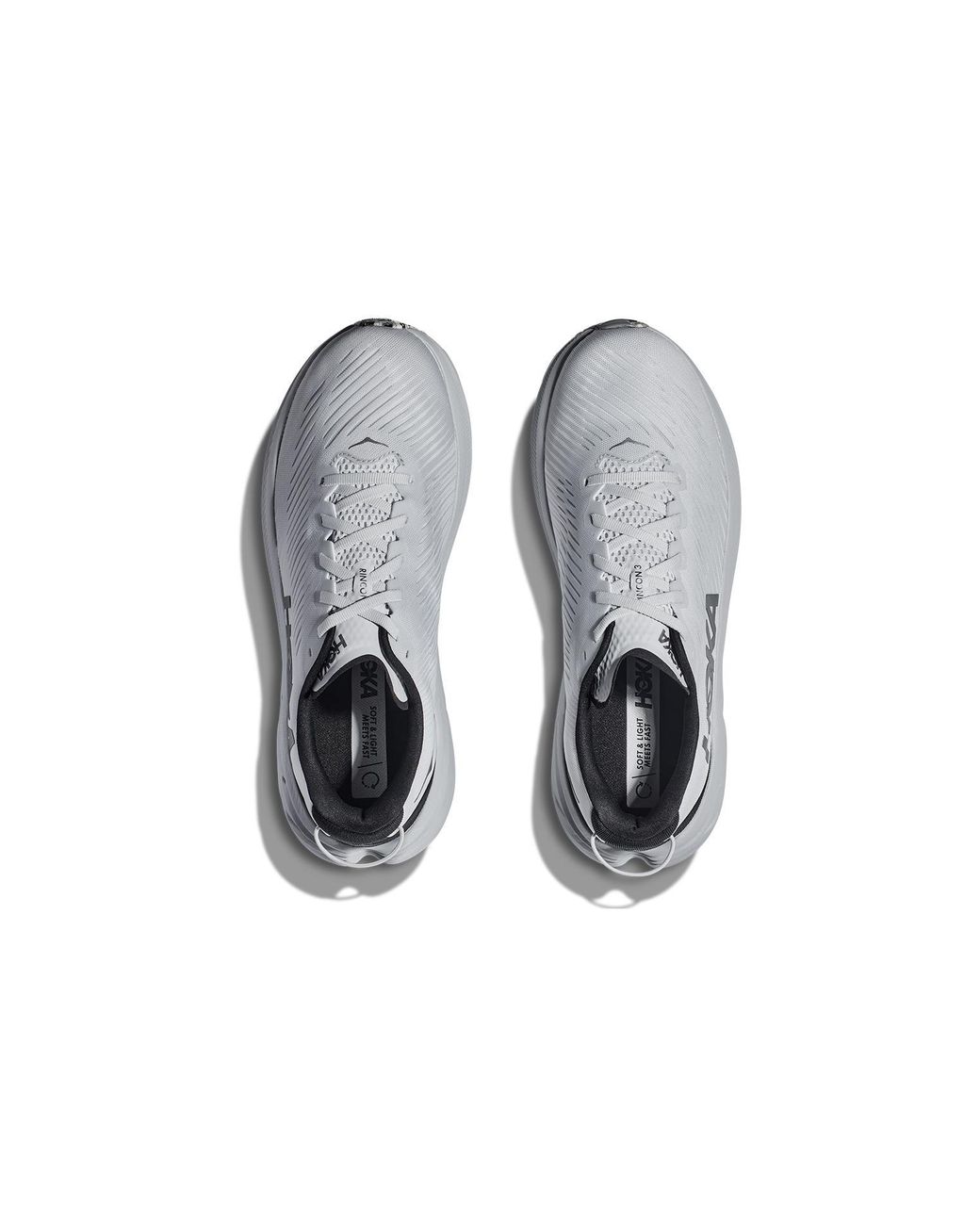 Hoka One One Gray Rincon 3 'Nimbus Cloud' for men