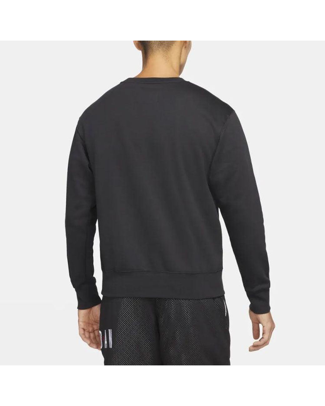 Nike Blue Athleisure Casual Sports Round Neck Pullover for men