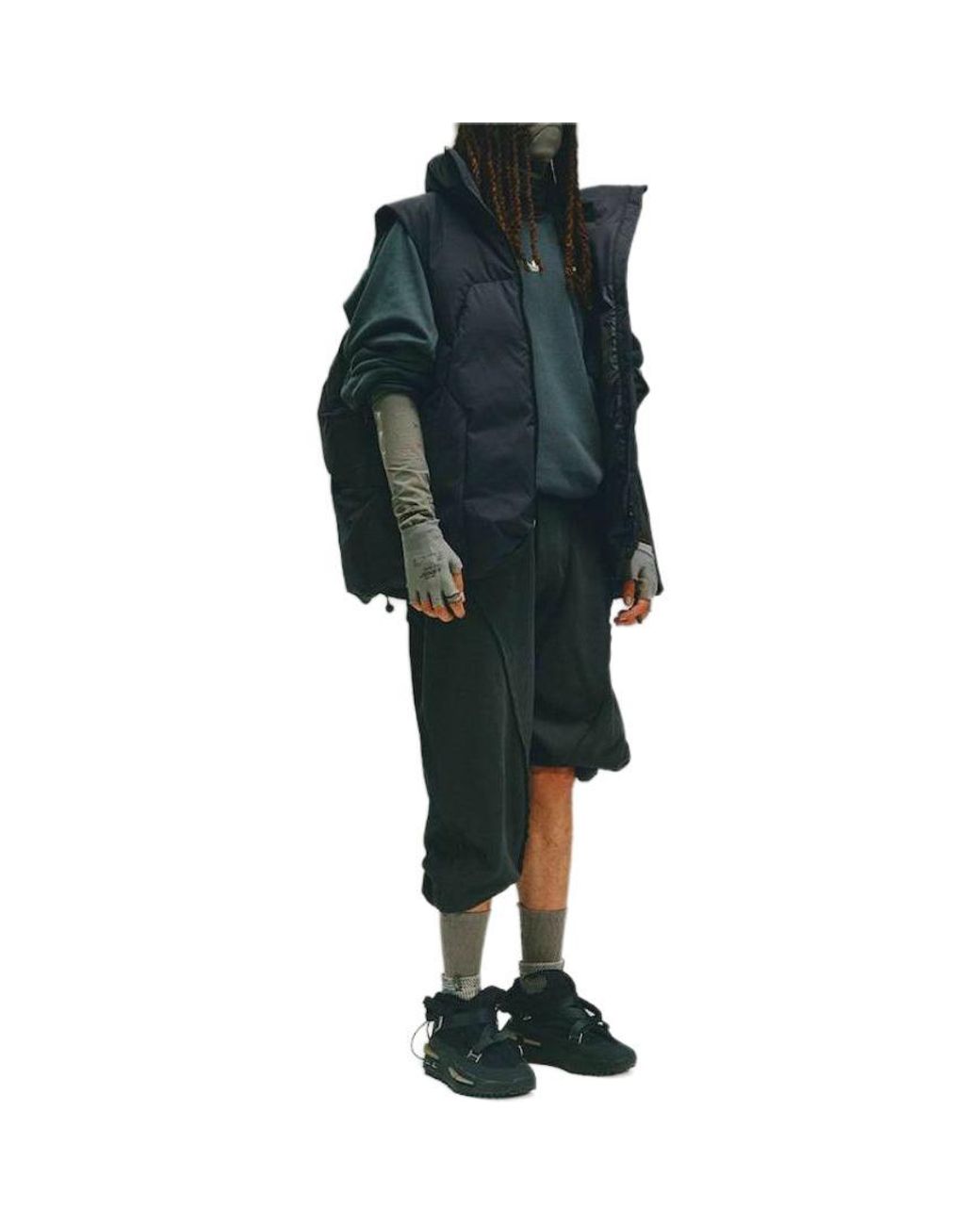 Adidas Black Originals X Hamcus Down Jacket Asia Sizing for men