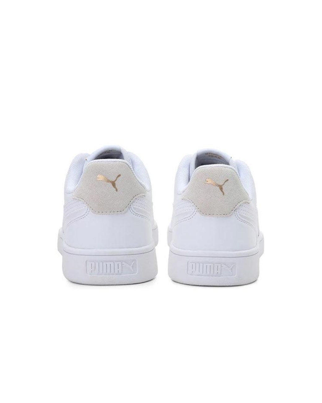 PUMA White Shuffle Sneakers for men