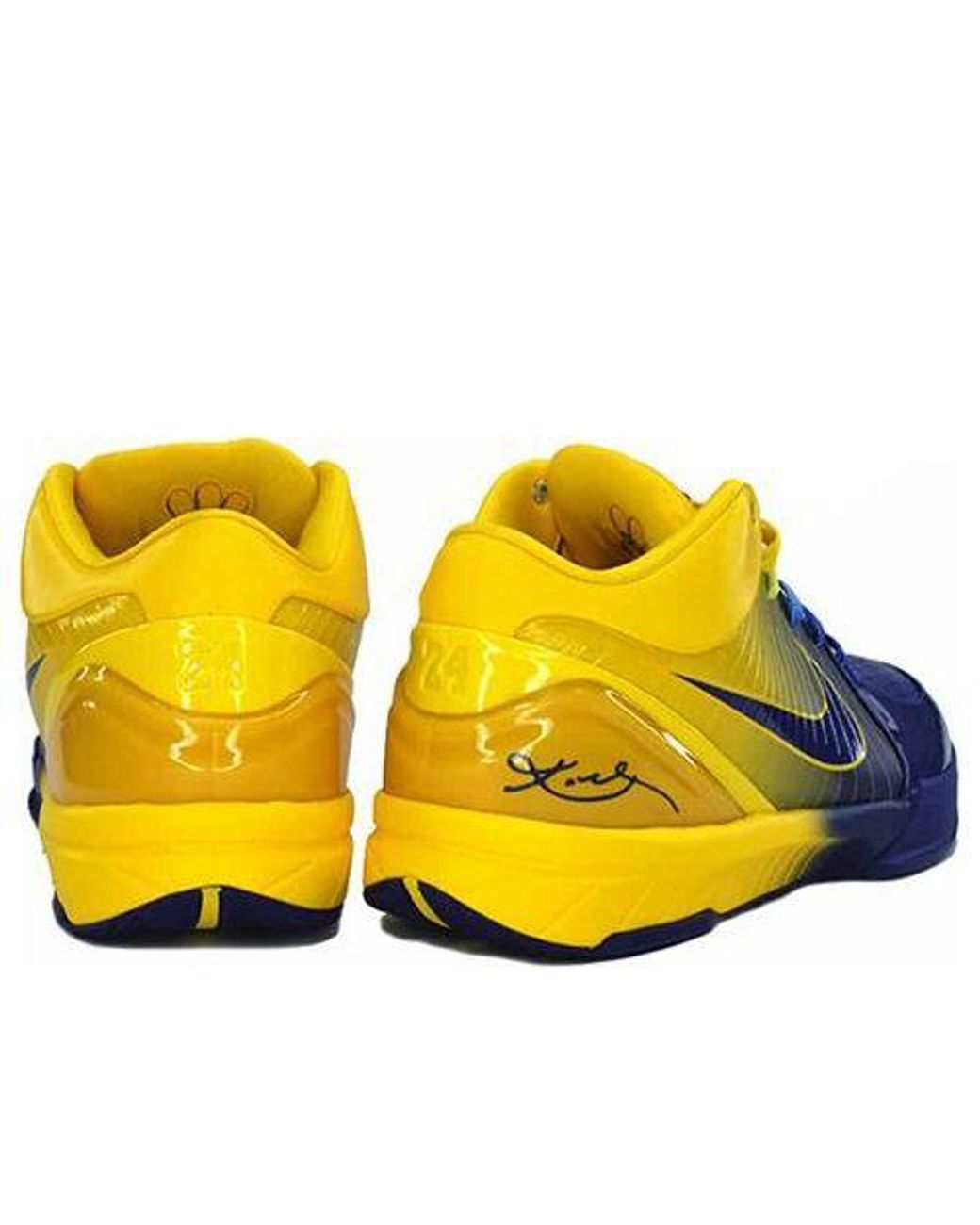 Nike Yellow Zoom Kobe 4 'Four Rings' for men