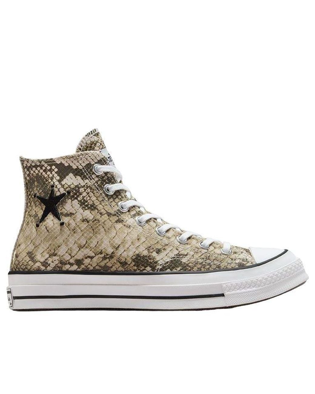 Converse Brown X Stussy Chuck Taylor All Star 70 Hi 'Snakeskin' for men