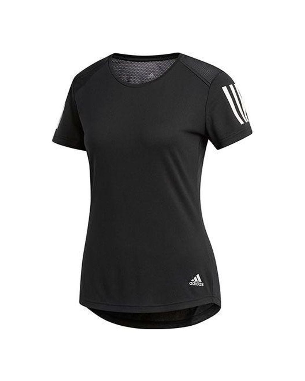 Adidas Black (Wmns) Own The Run Tee Running Short-Sleeve Tee
