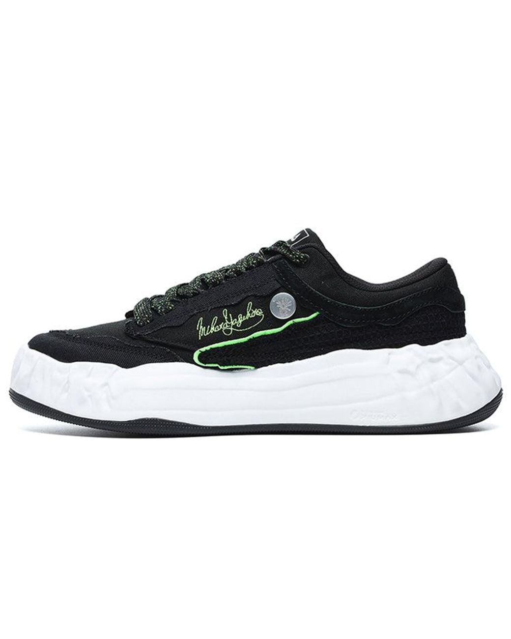 Fila Black Fm-15 X Mihara Canvas Shoes for men