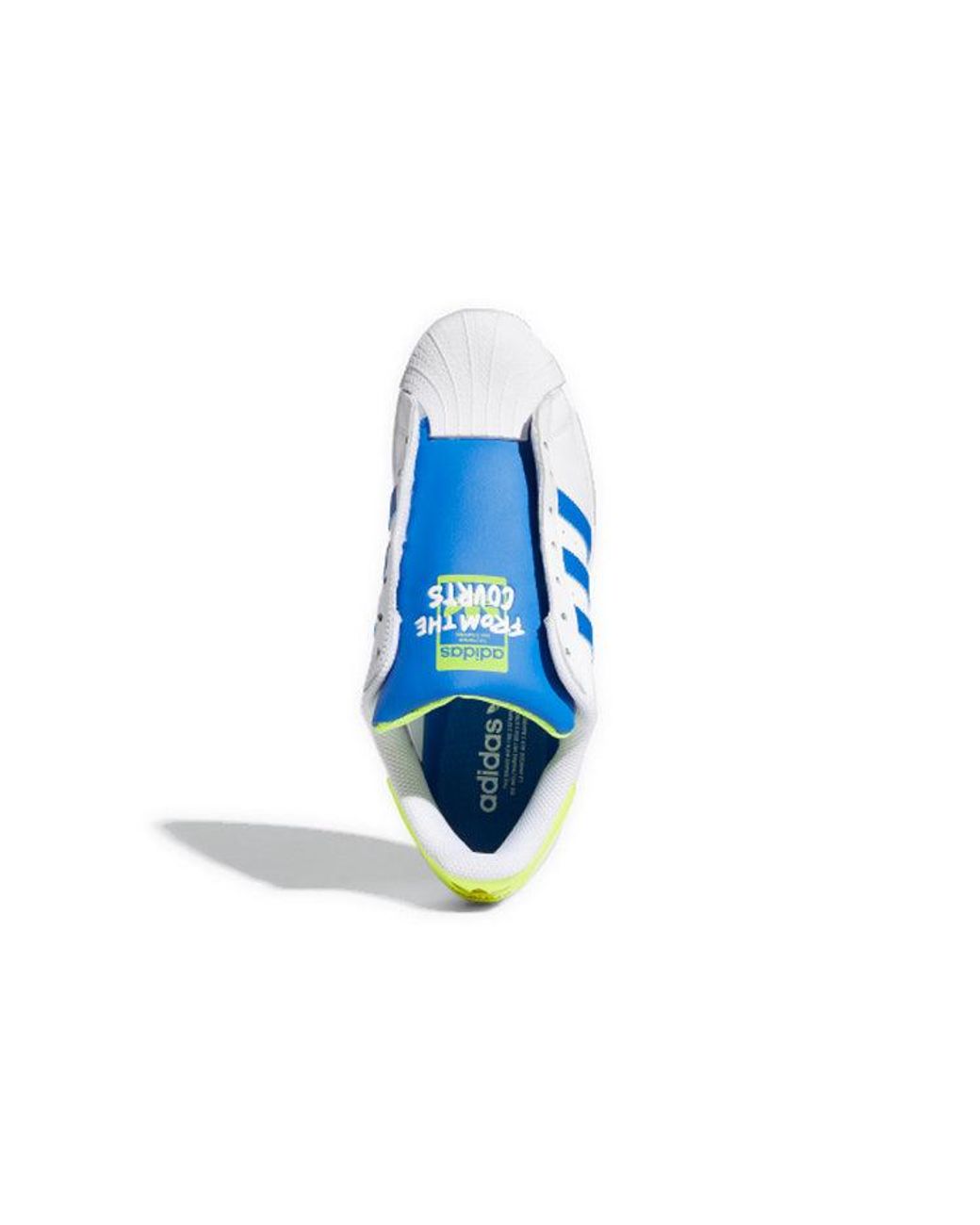 Adidas Blue Superstar Laceless for men