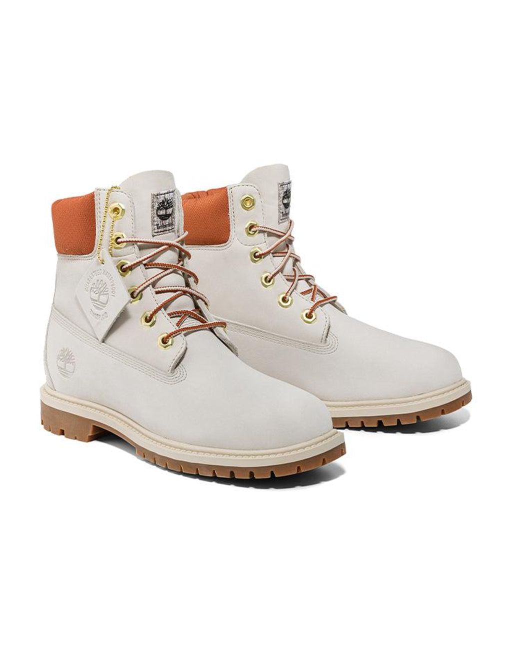 Timberland Natural (Wmns) Heritage 6 Inch Waterproof Boots Nubuck'