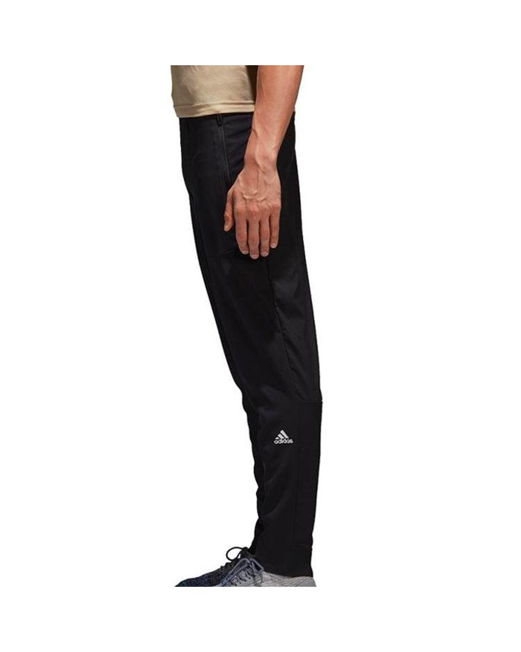 Adidas Black M Id Lw Striker Sports Stylish Woven Long Pants for men