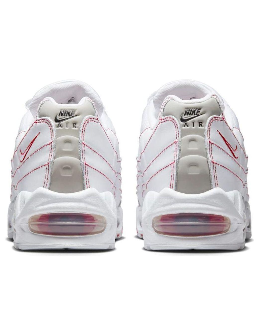 Nike White Air Max 95 Big Bubble Shoes for men