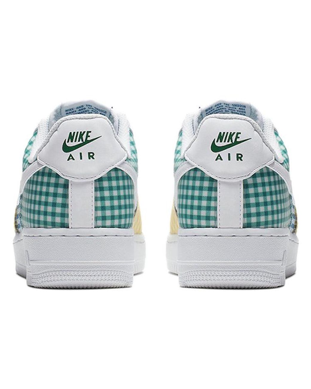 gingham pack air force 1