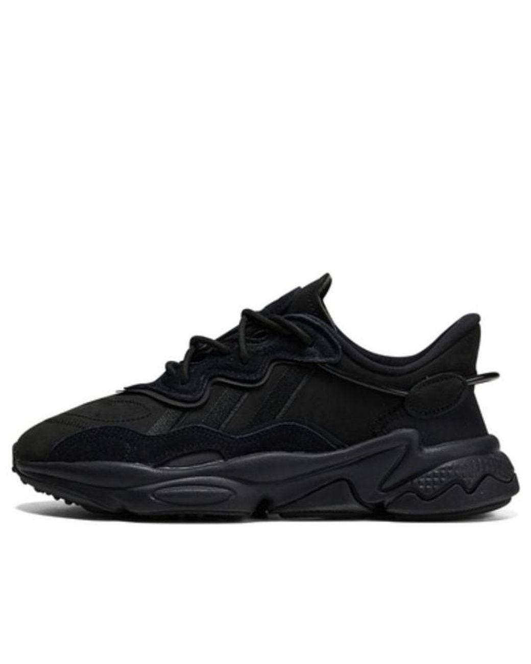 Adidas Black (Wmns) Ozweego Shoes 'Triple'