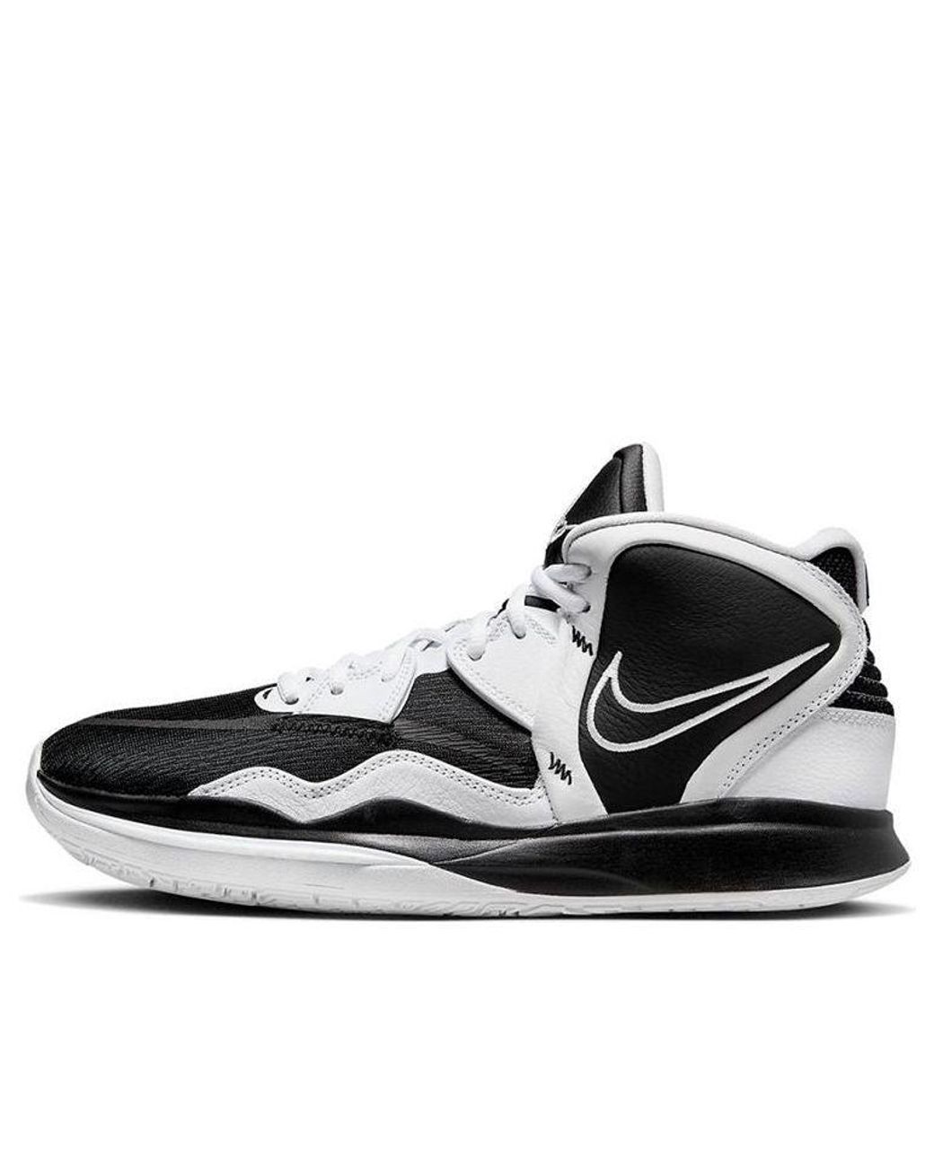 nike kyrie white and black