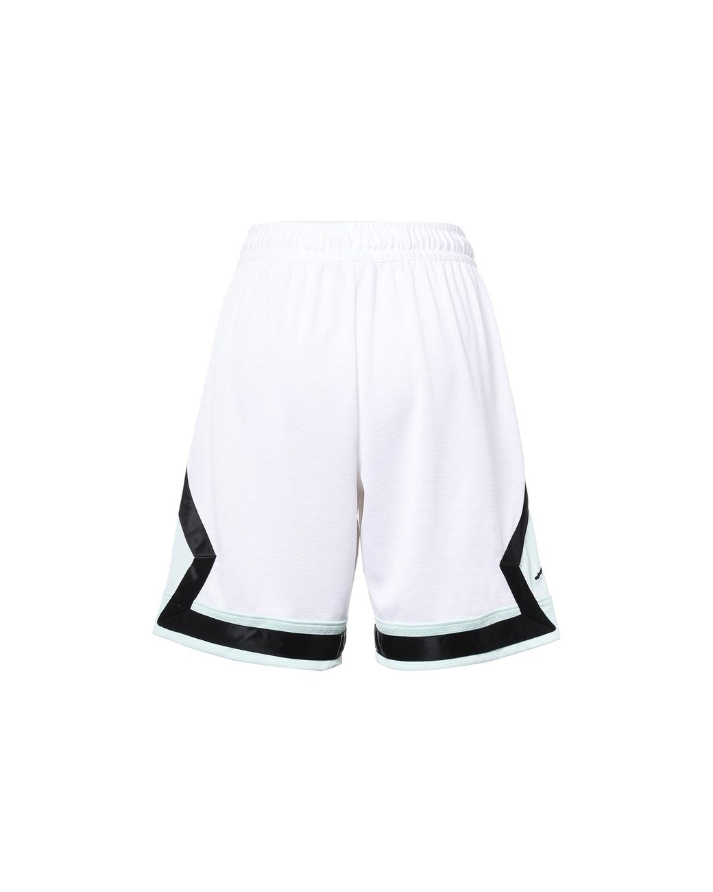 Nike White Jumpman Diamond Basketball Sports Shorts for men