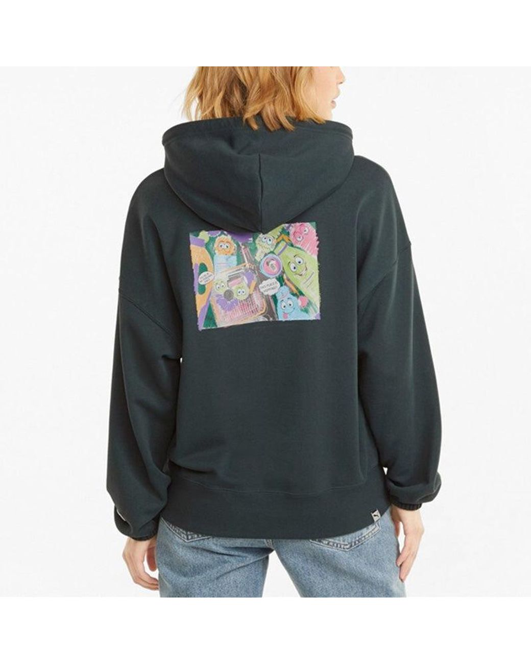 PUMA Green (Wmns) Downtown Graphic Hoodie