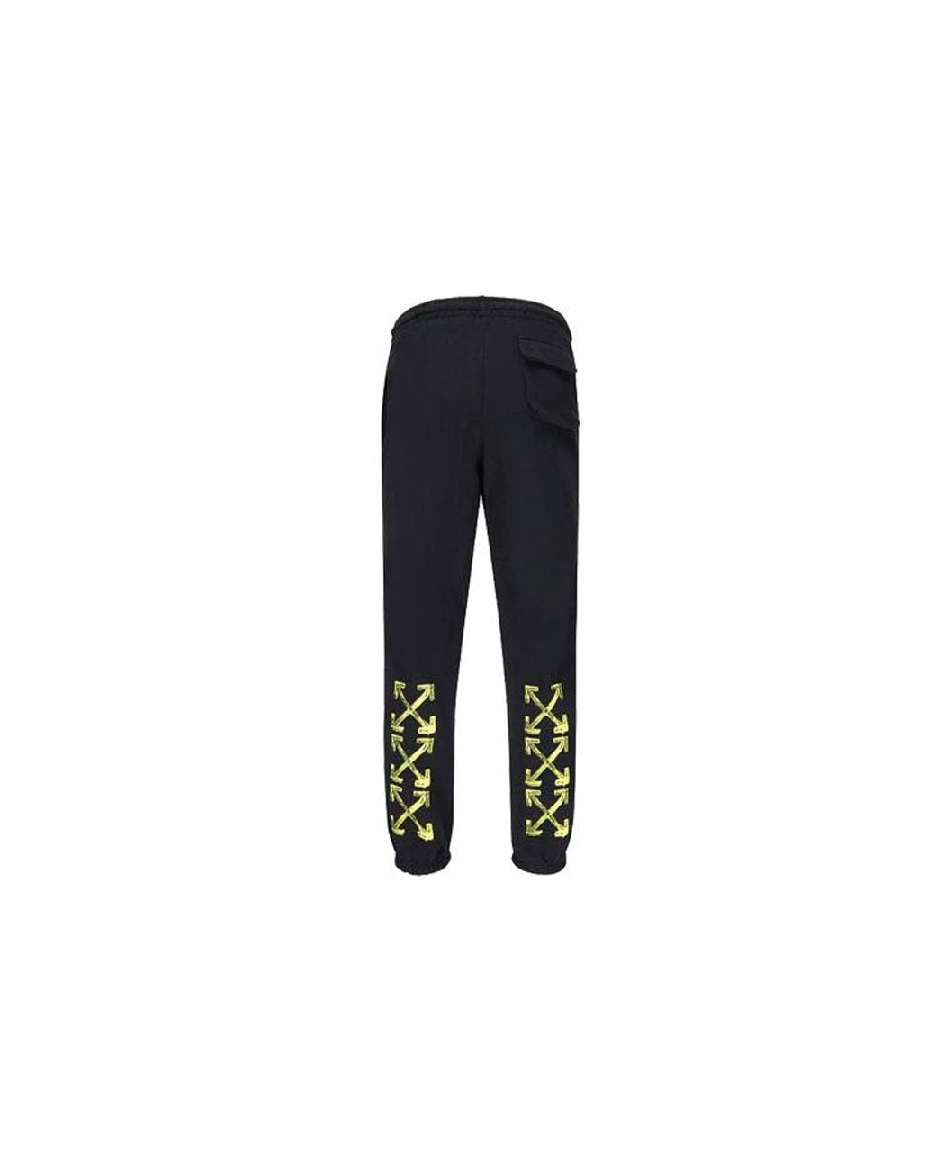 Off-White c/o Virgil Abloh Black Arrows Sketch Logo Casual Sports Pants for men