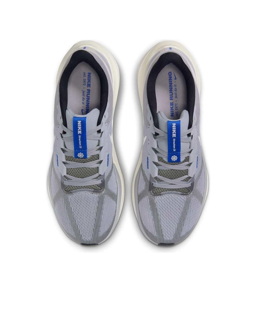Nike Gray Air Zoom Structure 25 Shoes for men