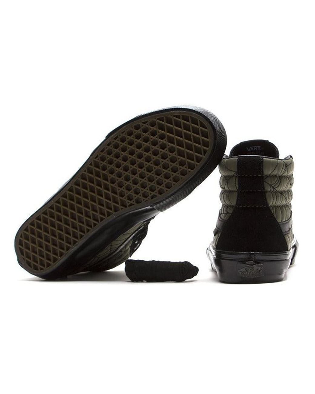 Vans Black Ben Kadow X Skate Sk8-Hi 'Web' for men
