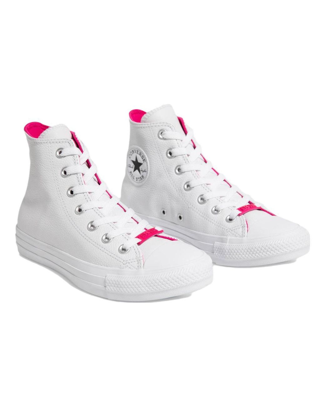 Converse White (Wmns) Chuck Taylor All Star Ctas Lthr Hi