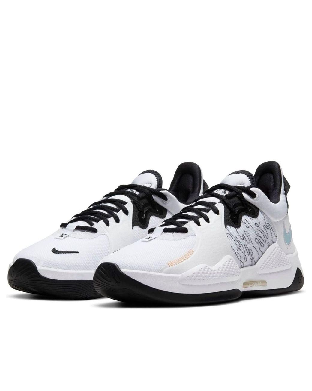 Nike White Pg 5 for men