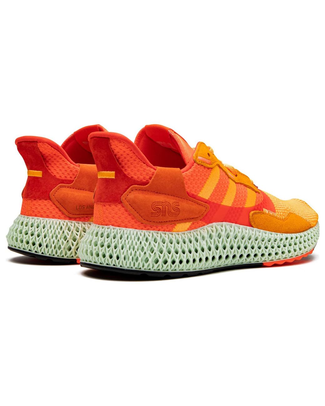 Adidas Orange Sneakersnstuff X Zx 4000 4D 'Sunrise' for men