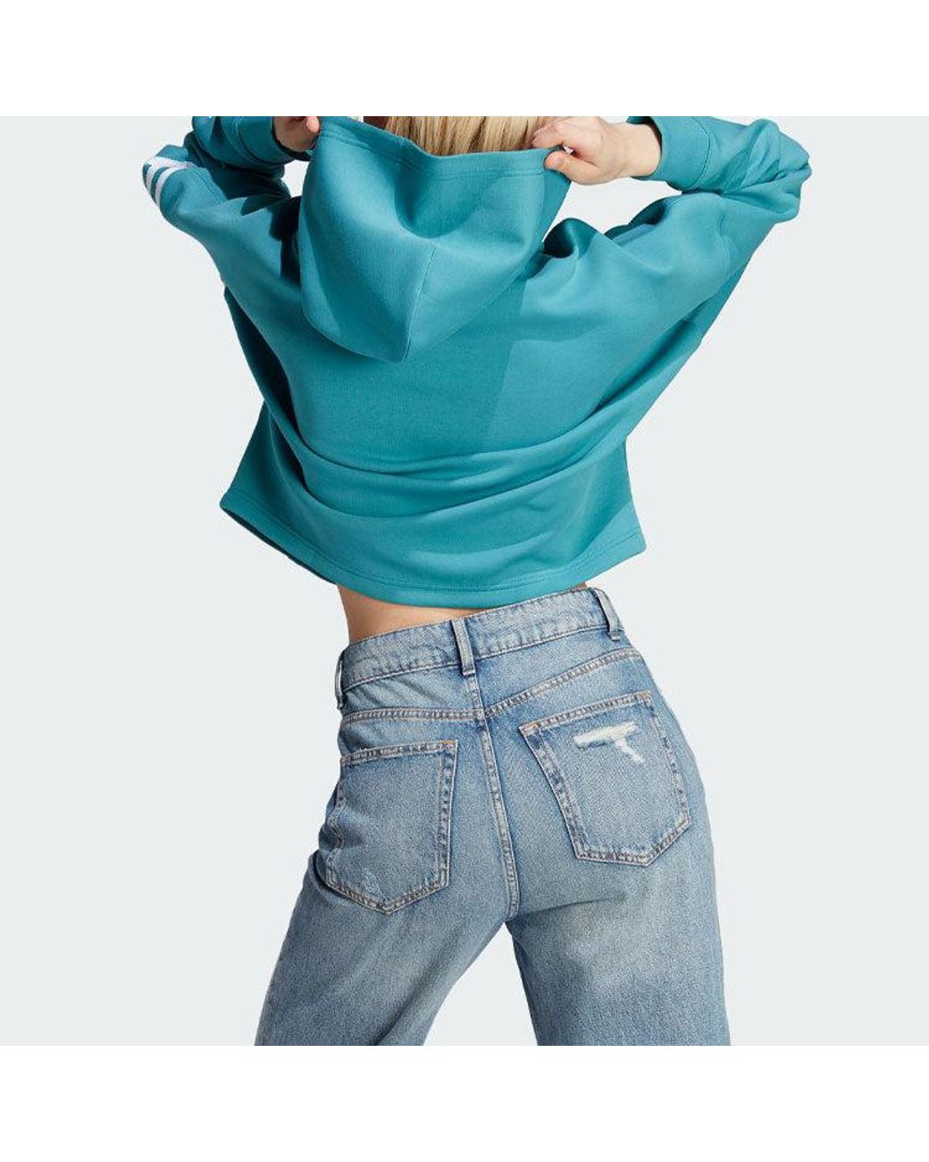 Adidas Blue Adicolor Neuclassics Hoodie