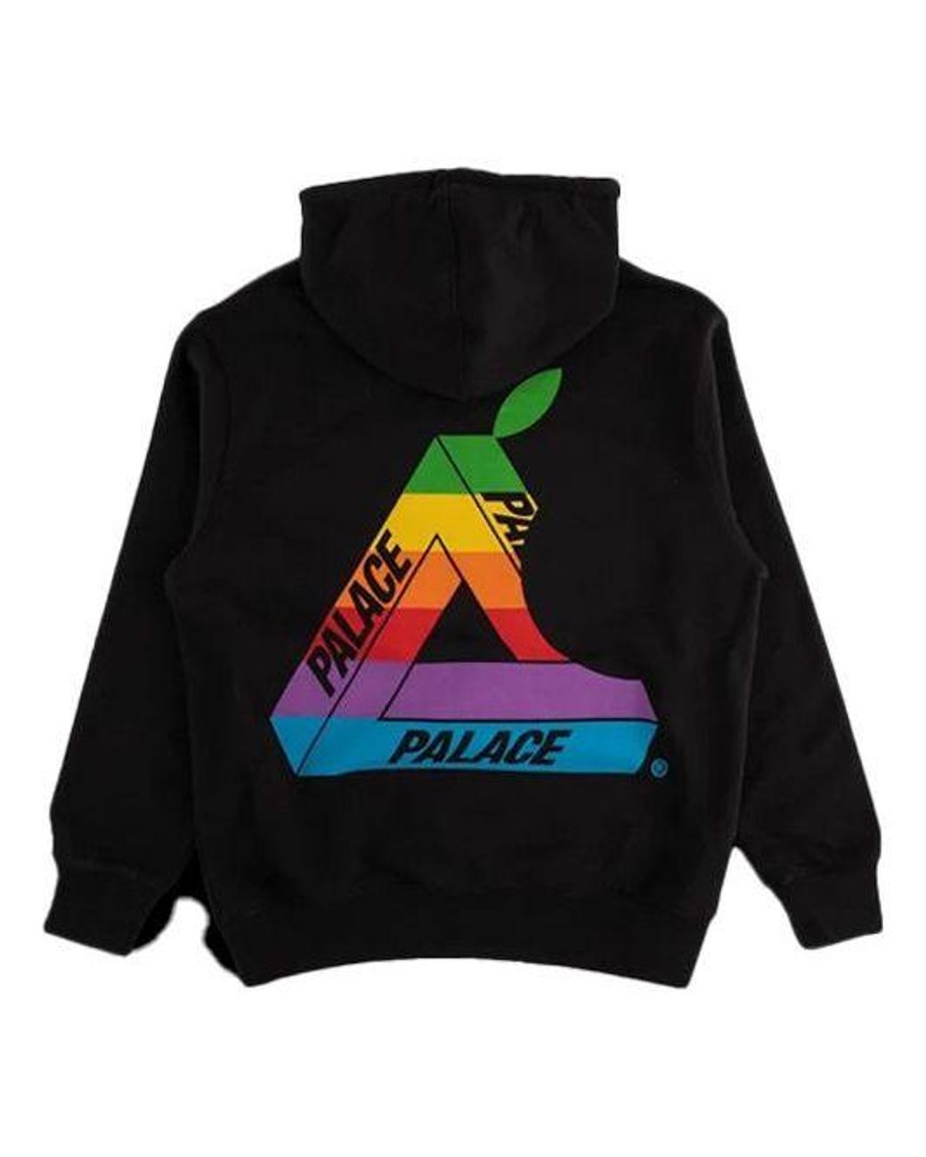 Palace Black Ss19 Jobsworth Hood Triangle Logo Pattern for men