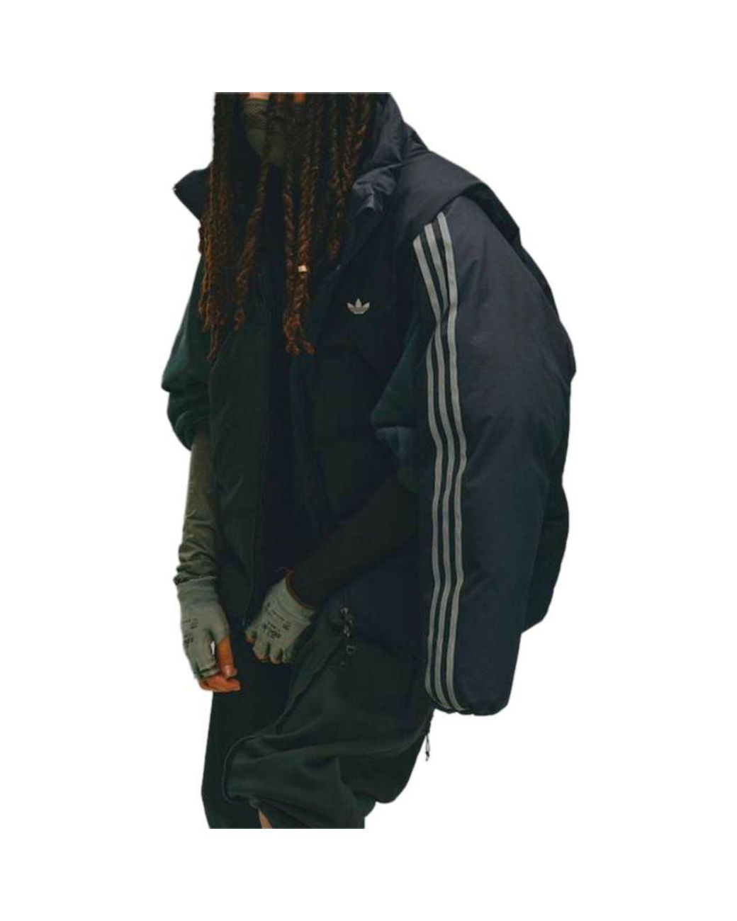 Adidas Black Originals X Hamcus Down Jacket Asia Sizing for men