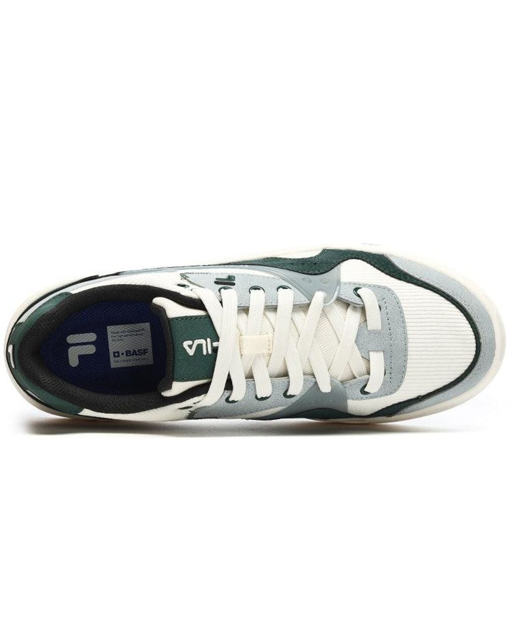 Fila White Bank Skate Shoes for men