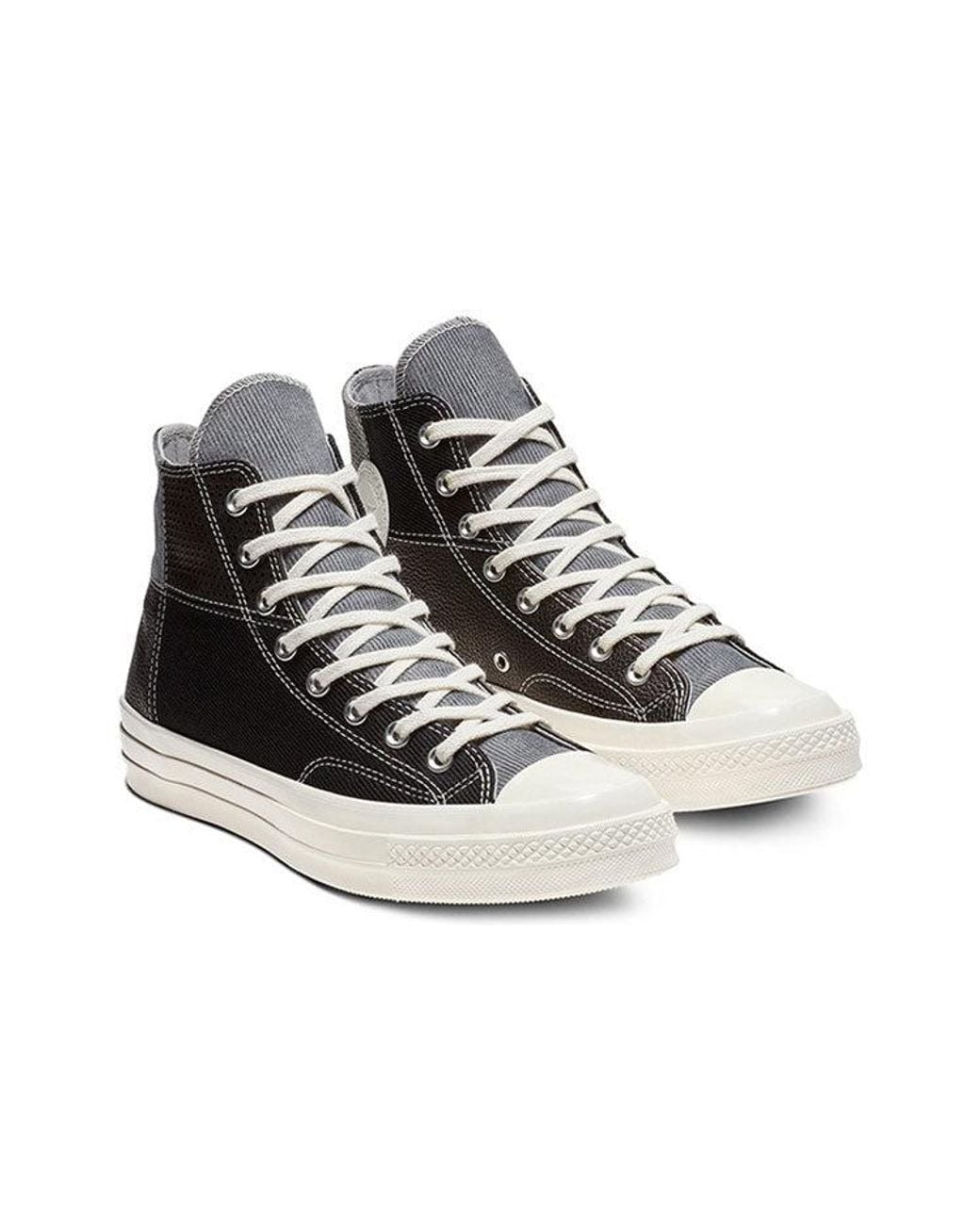 Converse Black Chuck 70 Mixed Material Hi Egret' for men