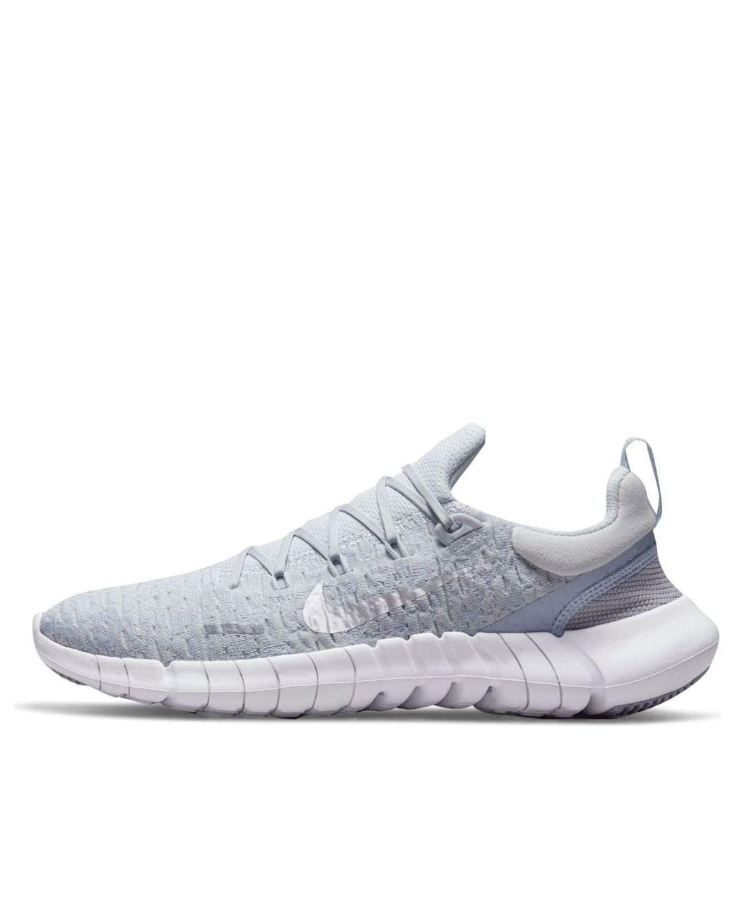 Nike White (Wmns) Free Run .0 'Pure Platinum Metallic'