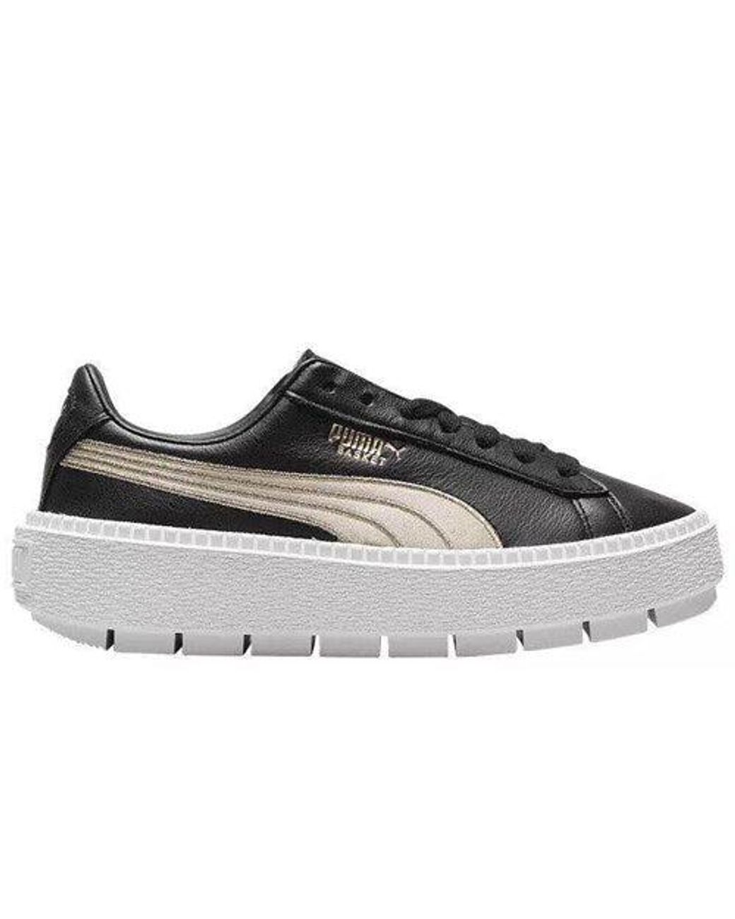 PUMA Black (Wmns) Platform Trace Varsity'