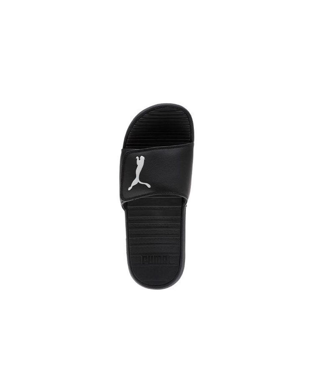PUMA Black Cool Cat Sport Slippers for men