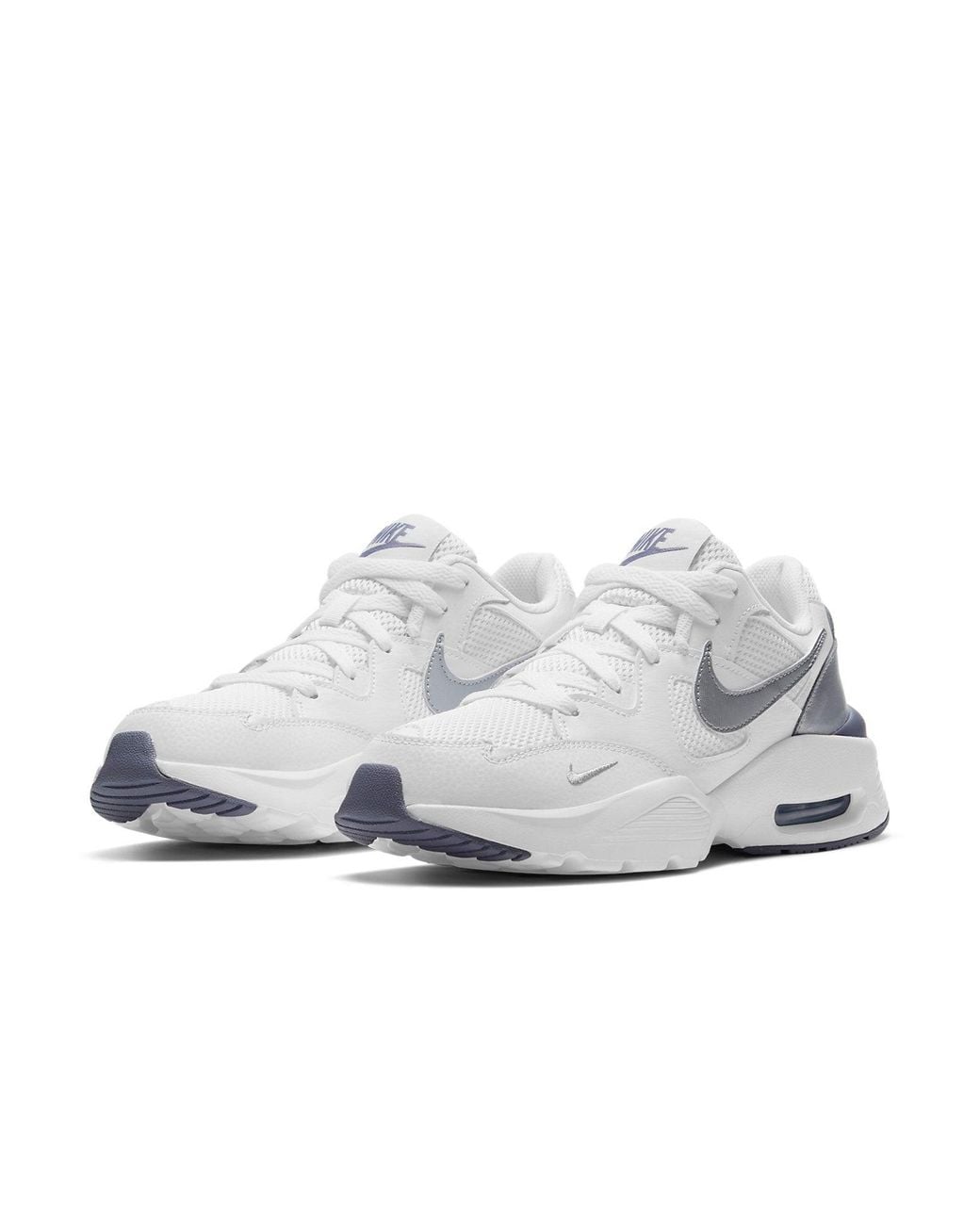 Nike White (Wmns) Air Max Fusion Metallic Platinum'