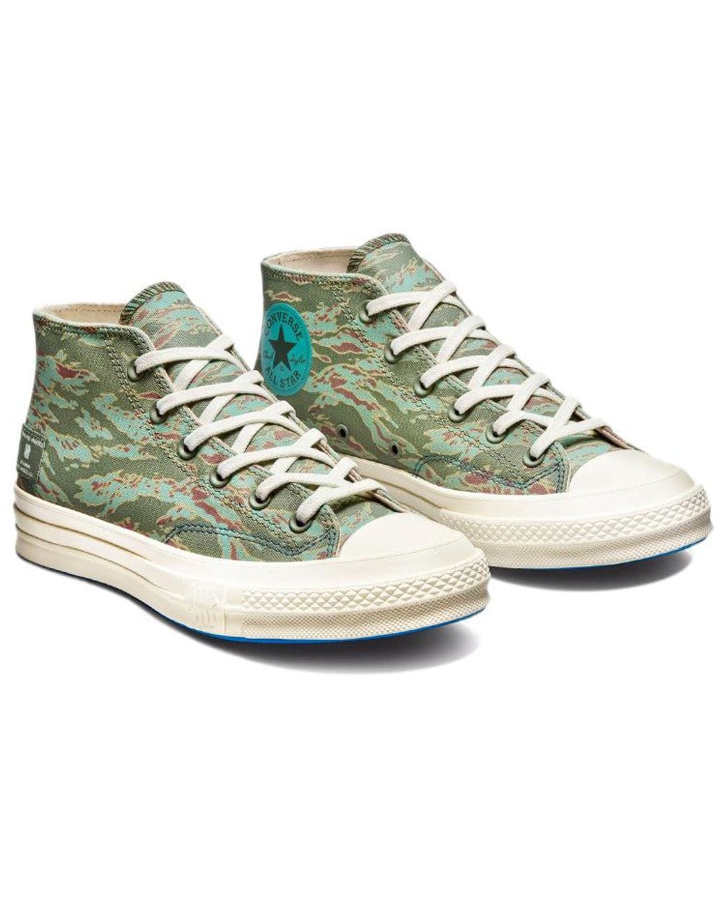 Converse Green Undefeated X Half Chuck 70 Mid 'Tiger Camo Print' for men
