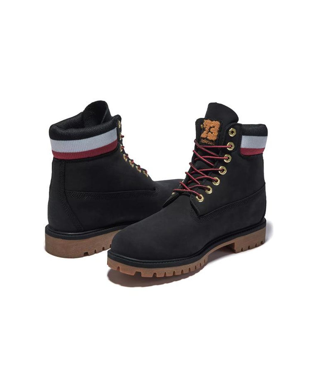 Timberland Black 6 Inch Heritage Cupsole Boot Nubuck With' for men