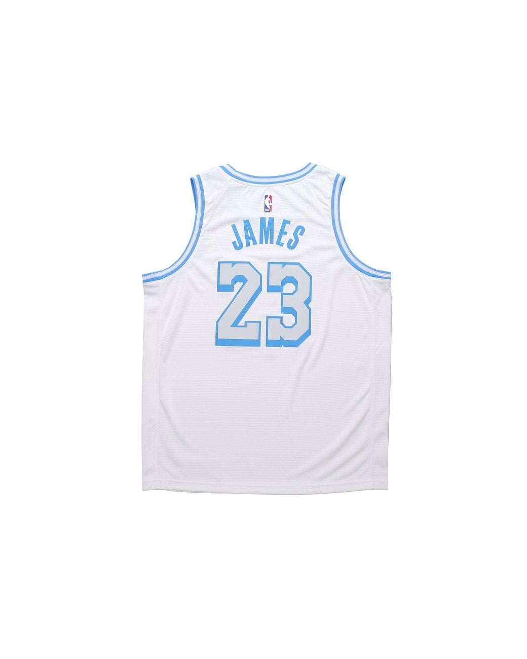 Nike Blue Nba Lebron James Los Angeles Lakers 2021/22 City Edition Swingman Jersey #23 for men