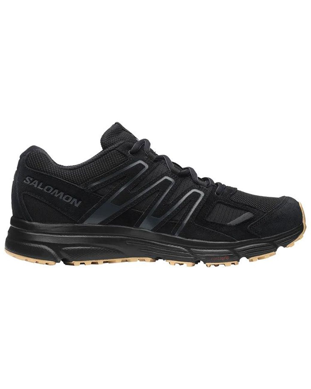 Salomon Black X-Mission 4 Suede for men