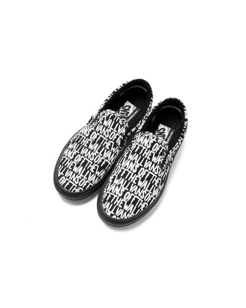 Vans Black Comfycush Slip-On 'Brush for men