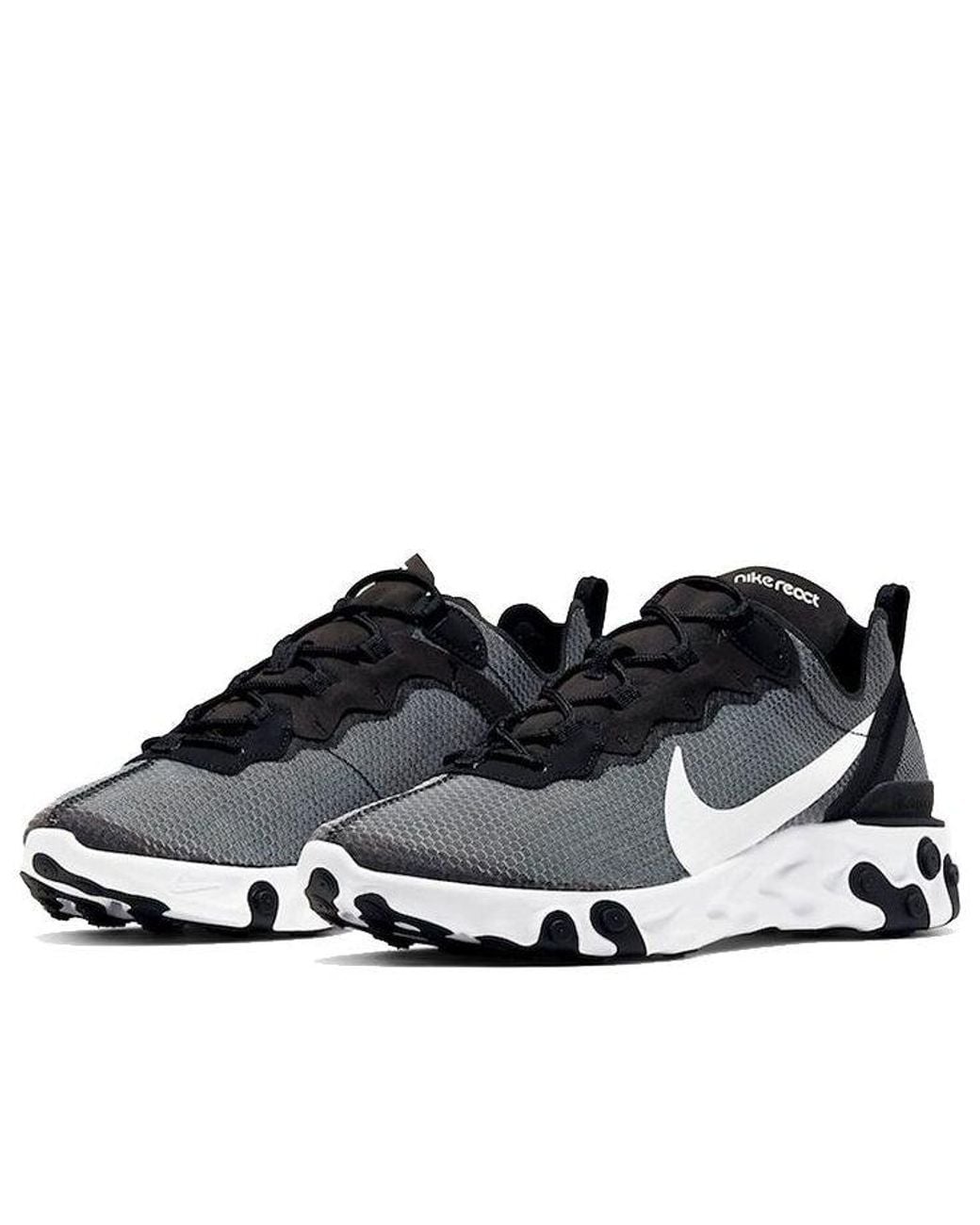 Nike White React Element 55 'Anthracite' for men