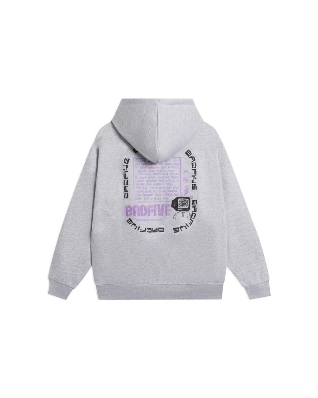 Li-ning Gray Badfive Graphic Hoodie for men