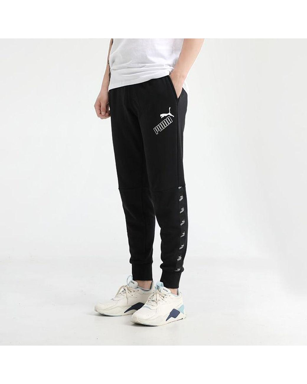 PUMA Black Amplifier Pants for men