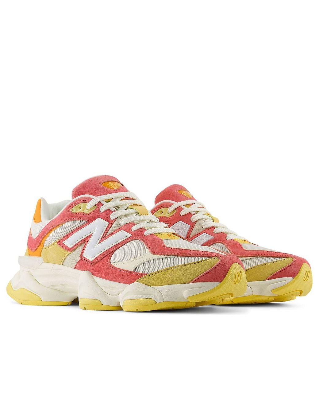 New Balance Gray 9060 'Fluorescent' for men