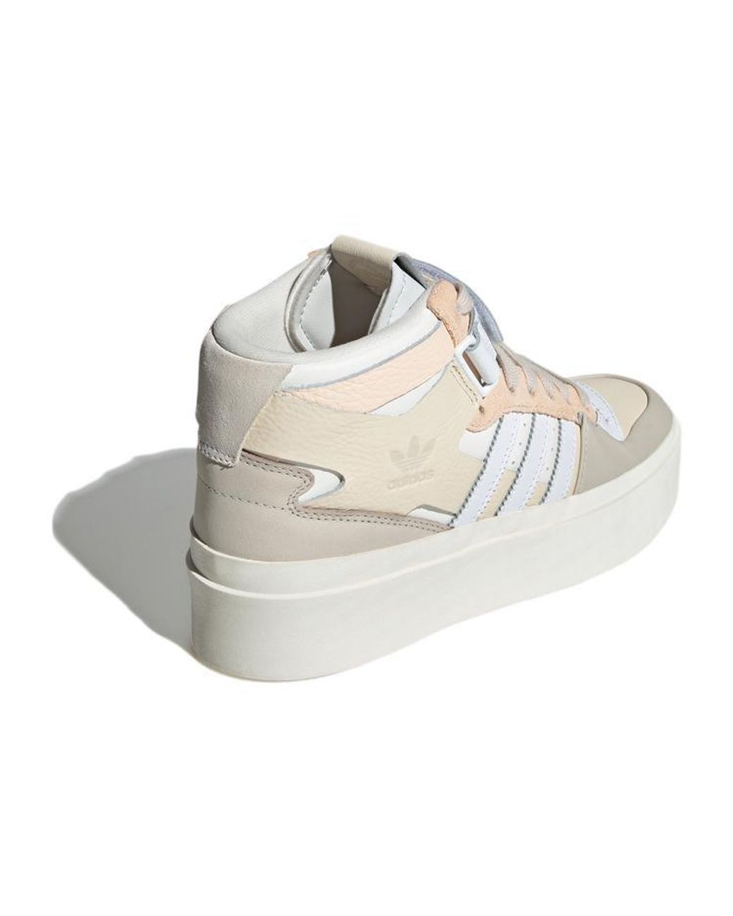 Adidas White (Wmns) Forum Bonega Mid Shoes 'Cloud Bliss'