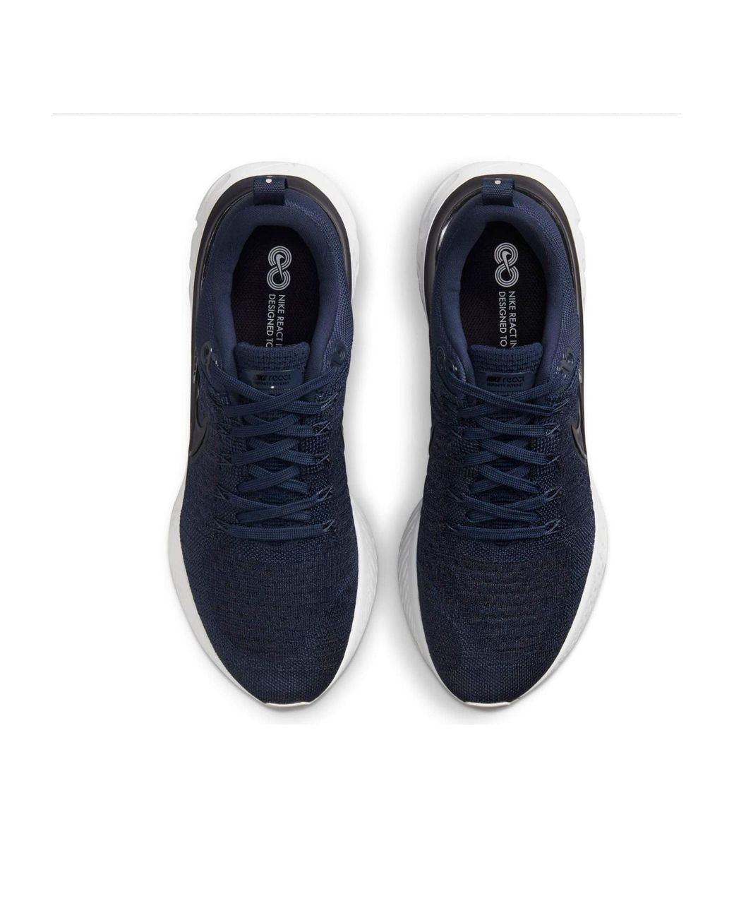 Nike Blue React Infinity Run Flyknit 2 'Thunder' for men