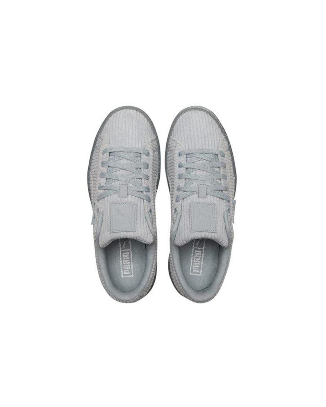 PUMA Gray (Wmns) Basket Platform Strap
