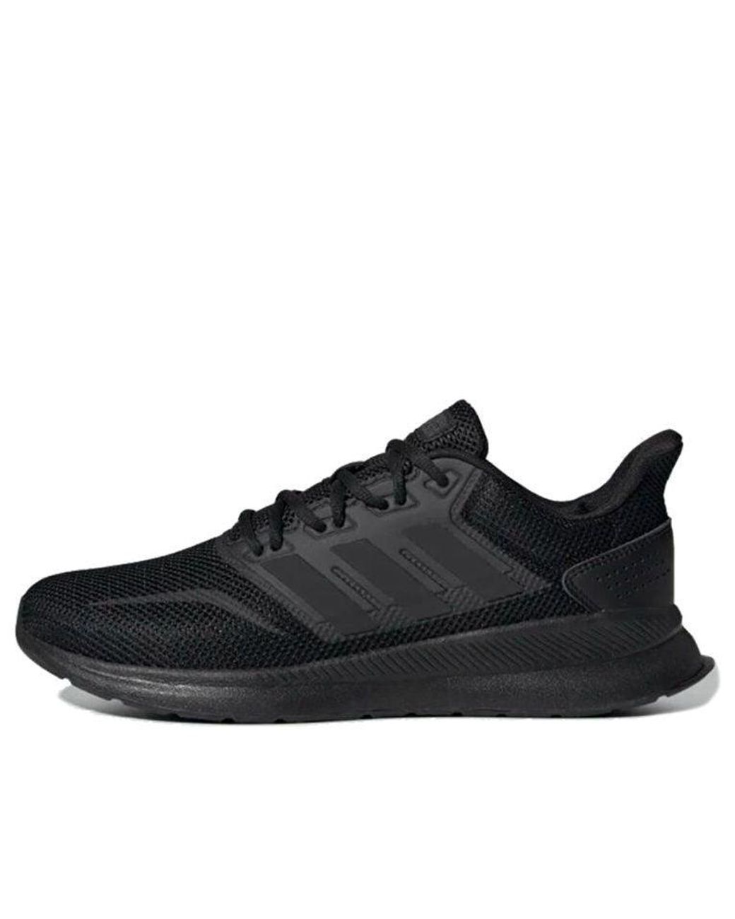 Adidas Black Runfalcon 'Triple' for men